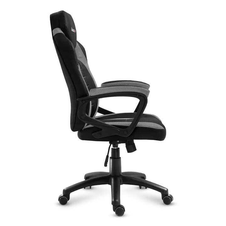 Huzaro FORCE 2.5 GRIGIO MESH Sedia da gioco Sedile in rete Nero, Grigio