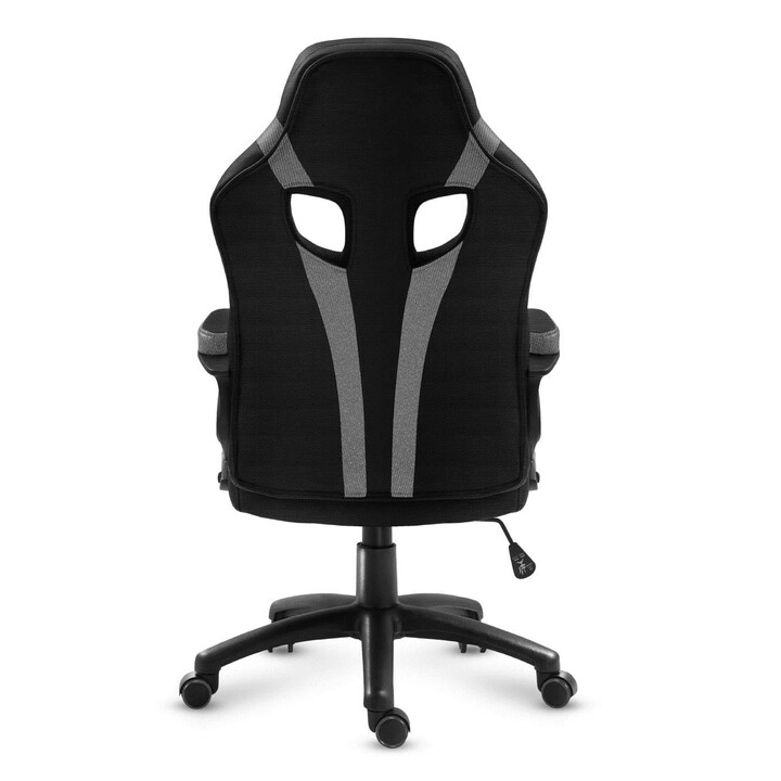 Huzaro FORCE 2.5 GRIGIO MESH Sedia da gioco Sedile in rete Nero, Grigio
