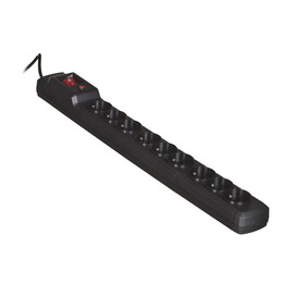 Activejet COMBO 9GN 3M base múltiple 9 salidas AC Interior Negro