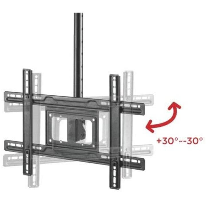 Maclean MC-803 Support de montage au plafond pour téléviseur à écran plasma LCD OLED QLED LED 23-100" max 50 kg max VESA 600x400