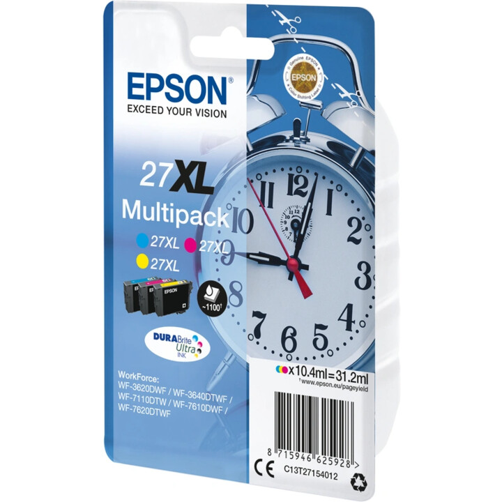 INCHIOSTRO EPSON C13T27154012 N. 27XL TRICOLORE