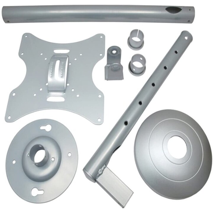 Maclean MC-504A suporte de teto para TV LCD LED 23-42 polegadas 30 kg prateado