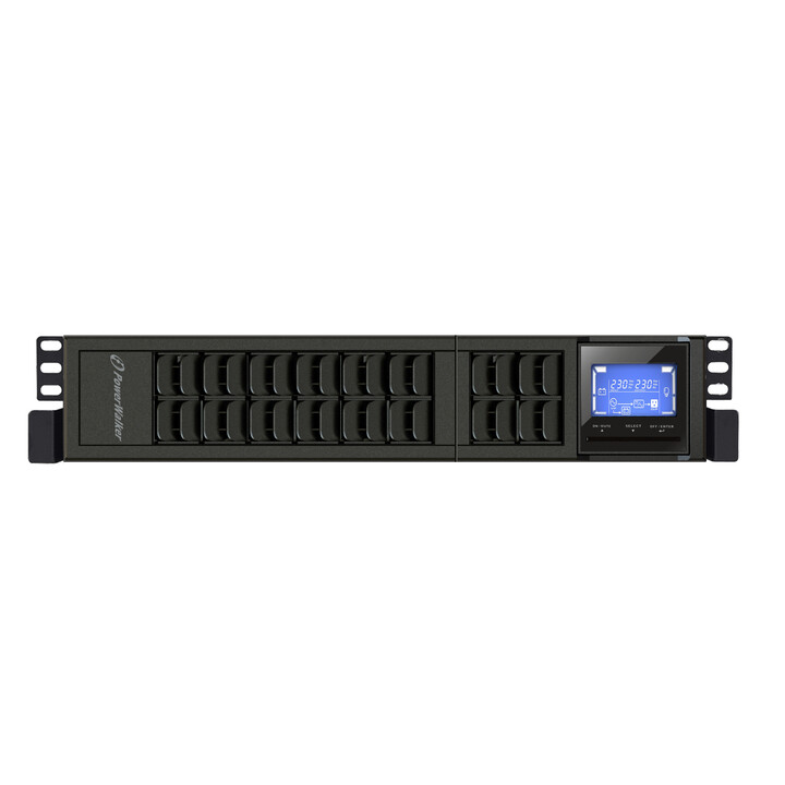 PowerWalker VFI 1000CRM LCD alimentation d'énergie non interruptible Double-conversion (en ligne) 1000 VA 800 W 3 sortie(s) CA