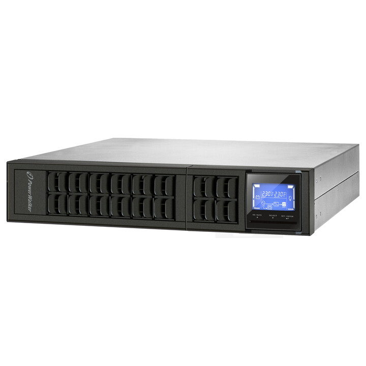 PowerWalker VFI 1000CRM LCD alimentation d'énergie non interruptible Double-conversion (en ligne) 1000 VA 800 W 3 sortie(s) CA
