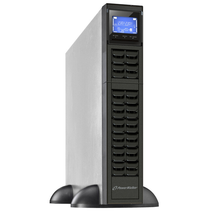 PowerWalker VFI 1000CRM LCD alimentation d'énergie non interruptible Double-conversion (en ligne) 1000 VA 800 W 3 sortie(s) CA
