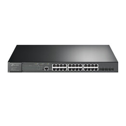 TP-LINK TL-SG3428XMP Netzwerk-Switch Managed L2+ Gigabit Ethernet (10/100/1000) Power over Ethernet (PoE) Schwarz