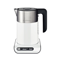Bosch TWK8611P tetera eléctrica 1,5 L Antracita, Acero inoxidable, Blanco 2400 W