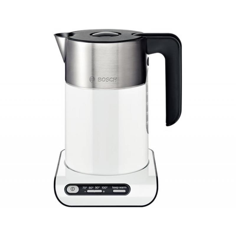 Bosch TWK8611P tetera eléctrica 1,5 L Antracita, Acero inoxidable, Blanco 2400 W - Imagen 1