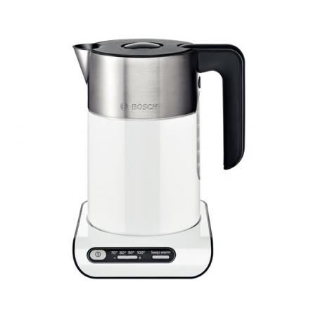 Bosch TWK8611P tetera eléctrica 1,5 L Antracita, Acero inoxidable, Blanco 2400 W - Imagen 1