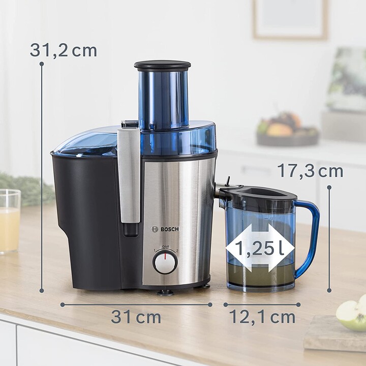 Bosch MES3500 presse-agrumes 700 W Noir, Argent