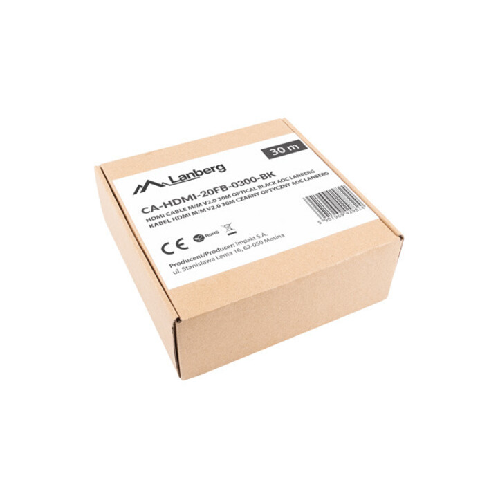 Cavo ottico Lanberg CA-HDMI-20FB-0300-BK HDMI M/M 30m v2.0 4K
