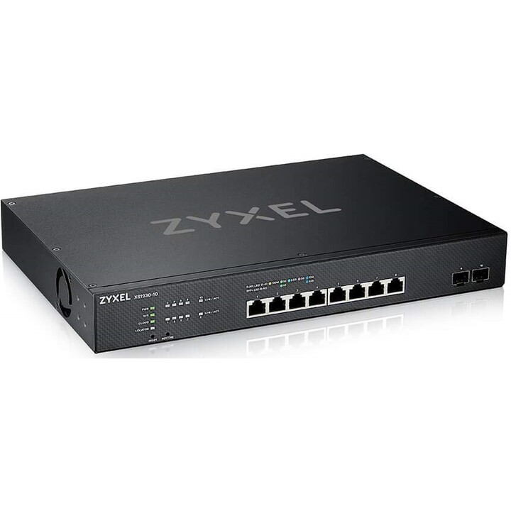 Zyxel XS1930-10-ZZ0101F Netzwerk-Switch Managed L3 10G Ethernet (100/1000/10000) Schwarz