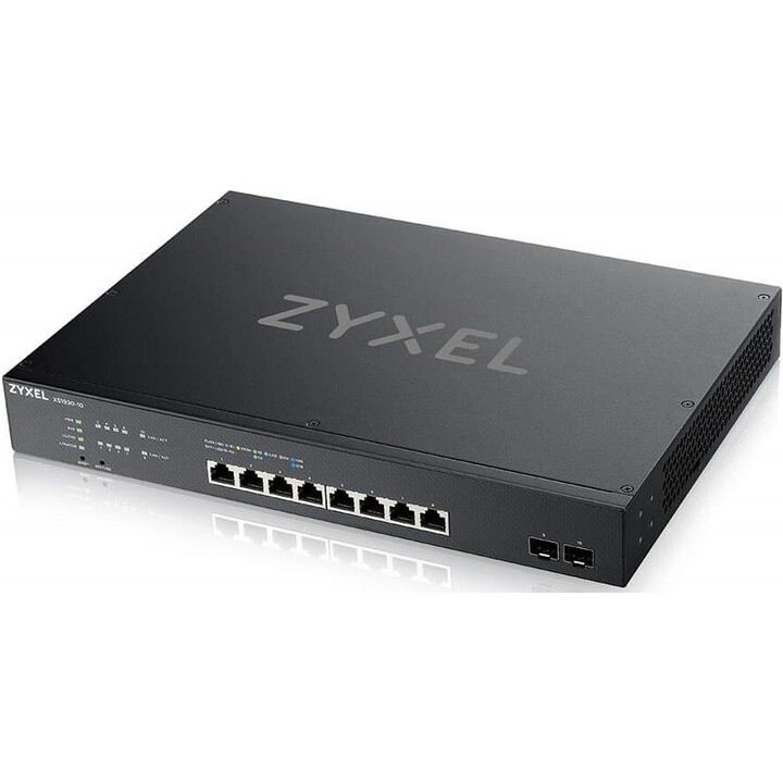 Zyxel XS1930-10-ZZ0101F commutateur réseau Géré L3 10G Ethernet (100/1000/10000) Noir
