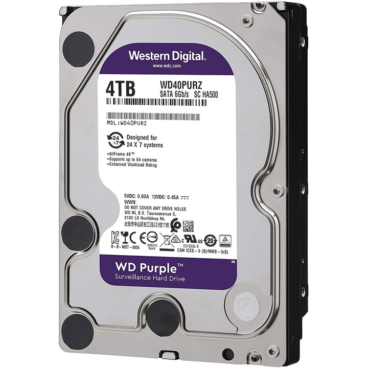 Western Digital Purple 3.5 Zoll 4000 GB Serial ATA III