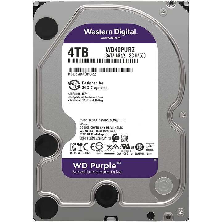 Western Digital Purple 3.5 Zoll 4000 GB Serial ATA III