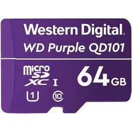 Western Digital WD Purple SC QD101 mémoire flash 64 Go MicroSDXC Classe 10