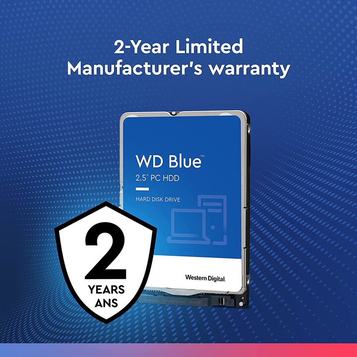 WD Blu 2,5 "WD10SPZX 1 TB / 12/600/54 128 MB (D)