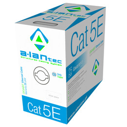 Cavo di rete A-LAN KIU5PVC305 305 m Cat5e U / UTP (UTP) Grigio