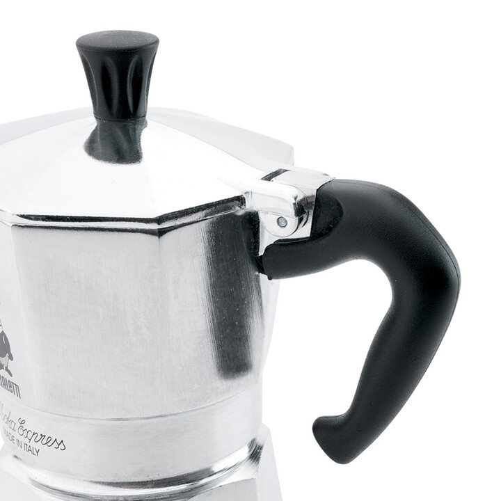 Bialetti Moka Express Cafetera italiana Aluminio, Negro