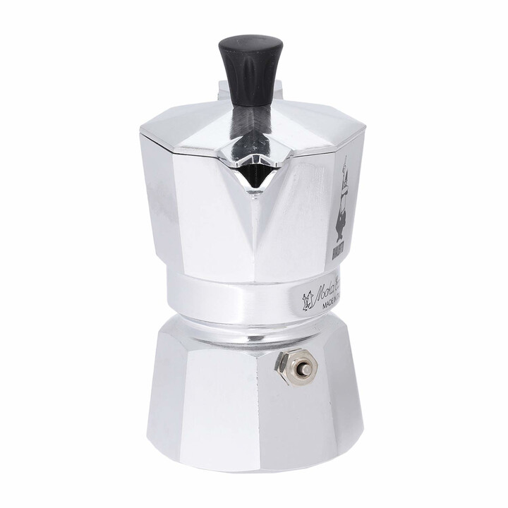 Bialetti Moka Express Cafetière à moka Aluminium, Noir