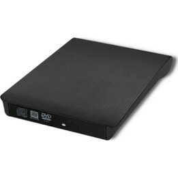 Qoltec 51857 Enregistreur DVD-RW externe | USB 3: 0 | Noir