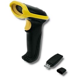 Qoltec 50862 Wireless Laser Barcode Scanner 1D | 2.4GHz