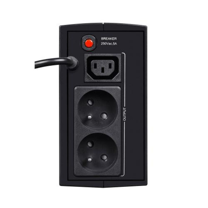 Ever DUO 350 AVR alimentation d'énergie non interruptible Interactivité de ligne 350 VA 245 W 2 sortie(s) CA