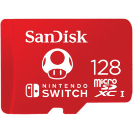 SanDisk SDSQXAO-128G-GNCZN Micro SD para Nintendo Switch - 100 MB / s - 128GB