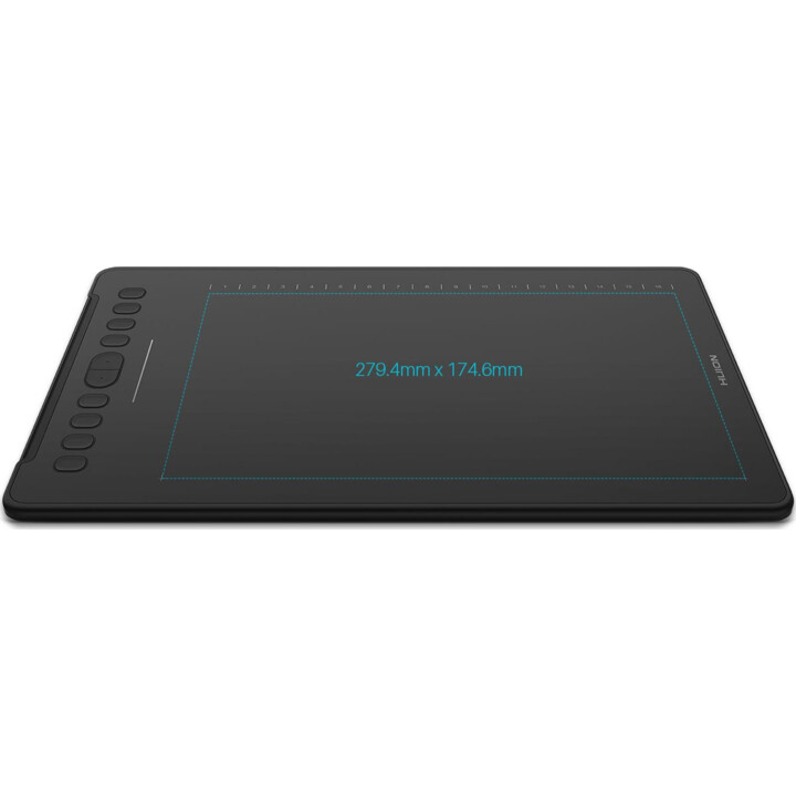 HUION H1161 Grafiktablett 5080 lpi 279,4 x 174,6 mm USB Schwarz