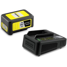 Aspirador de pó cilíndrico Kärcher Power 36/25 Conjunto de bateria e carregador