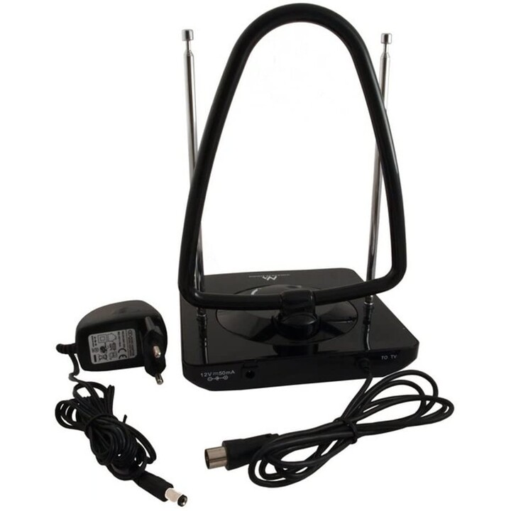 Maclean MCTV-963 High Gain Indoor Aerial Antenna Low Noise Digital Analog Freeview FM DVB Strongt 45dB