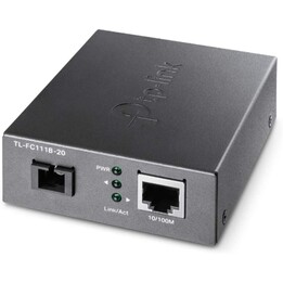 TP-LINK TL-FC111B-20 conversor de mídia 100 Mbit / s Monomodo Preto