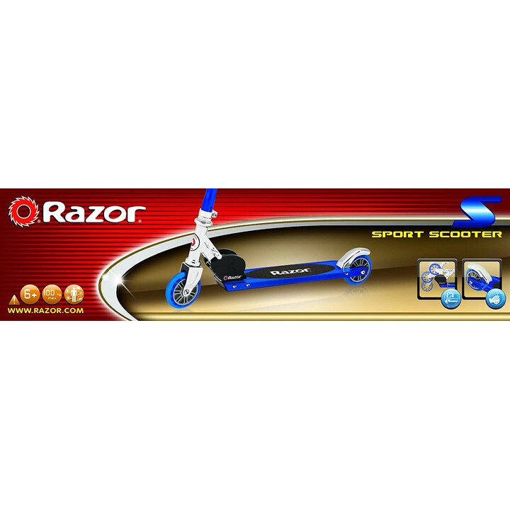 Razor S Kinder Klassischer Roller Schwarz , Blau