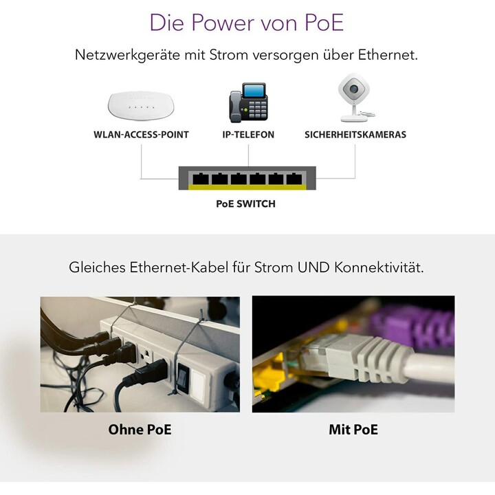 Netgear GS510TPP Managed L2 / L3 / L4 Gigabit Ethernet (10/100/1000) Power over Ethernet (PoE) Nero
