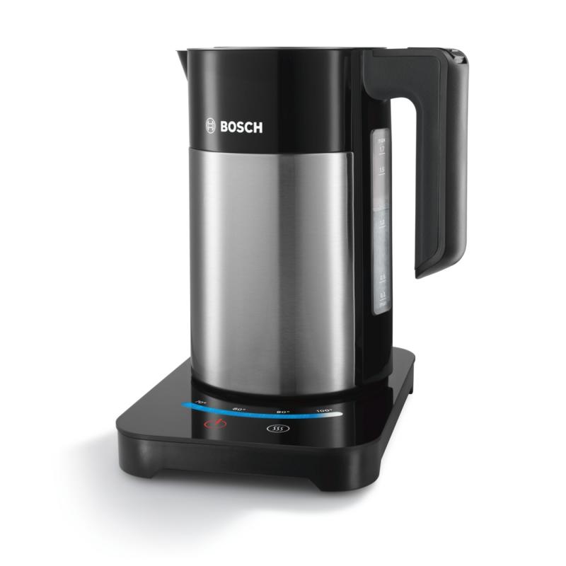 Bosch TWK7203 tetera eléctrica 1,7 L Negro, Acero inoxidable 1850 W - Imagen 2