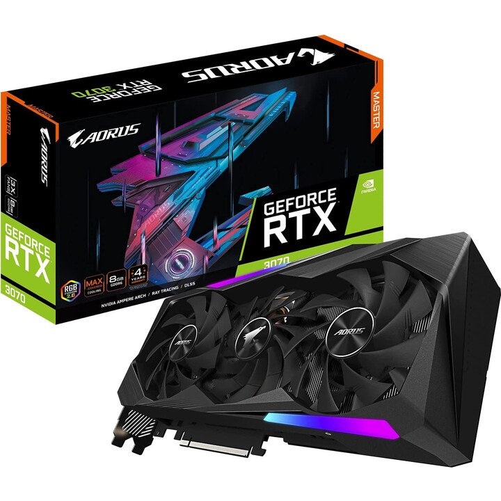 Gigabyte GeForce® RTX 3070 8GB AORUS Master 2.0 (LHR)