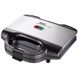 Tefal Tostiera ultracompatta 700 W Nero, Acciaio inossidabile