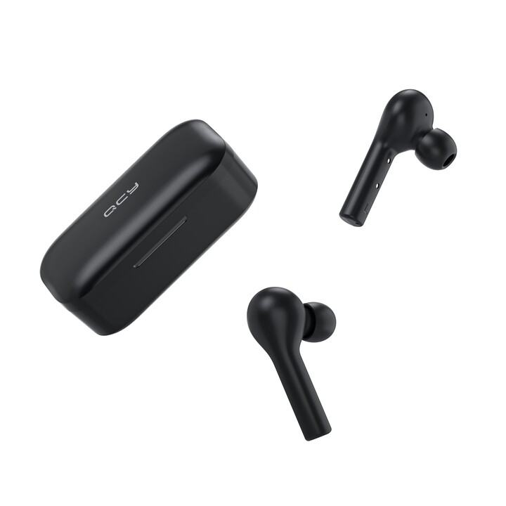 Fones de ouvido sem fio QCY T5 TWS Bluetooth 5.0 (preto)