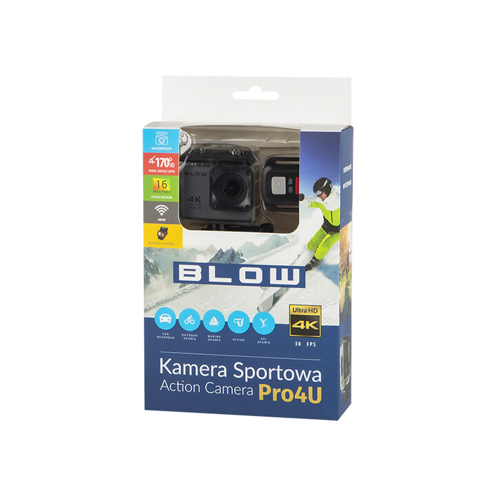 BLOW 78-538 # Action Sports Camera 4K Ultra HD CMOS 16 MP Wifi 58g