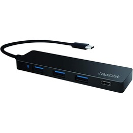 Hub USB Logilink 3.2 Gen 1x1 USB-C, 4 porte (UA0311)