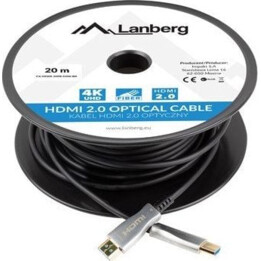 Cavo ottico Lanberg CA-HDMI-20FB-0200-BK HDMI M/M 20m v2.0 4K AOC