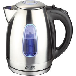 Adler AD 1223 Wasserkocher 1,7 l Schwarz , Edelstahl 2200 W