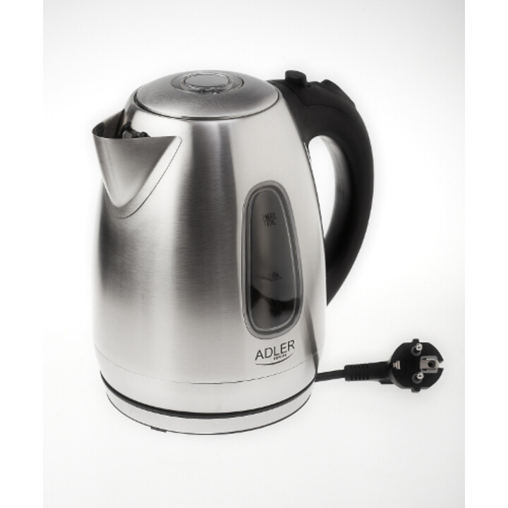 Adler AD 1223 tetera eléctrica 1,7 L Negro, Acero inoxidable 2200 W