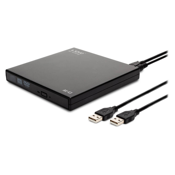 SAVIO AK-43 lecteur de disques optiques DVD±R/RW CD±R/RW Noir