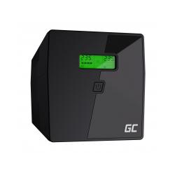 Green Cell UPS03 sistema de alimentación ininterrumpida (UPS) Línea interactiva 1999 VA 600 W 4 salidas AC - Imagen 1