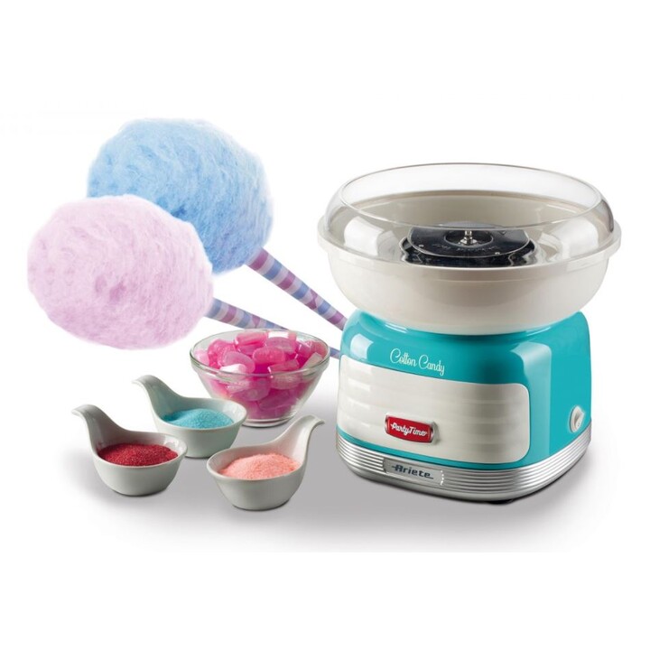 ARIETE Zucchero Filato 2973/01 Zucchero Filato Partytime 500 W Turchese