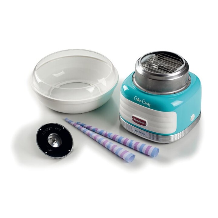 ARIETE Zucchero Filato 2973/01 Zucchero Filato Partytime 500 W Turchese