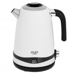 Adler AD 1295w Electric kettle 1.7 l White - Imagen 1