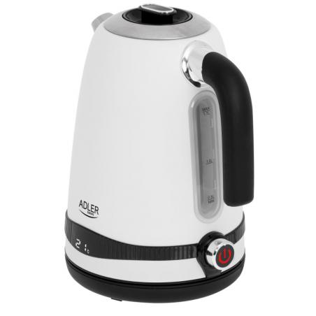 Adler AD 1295w Electric kettle 1.7 l White - Imagen 2