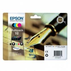 Cartucho de Tinta Original Epson nº16 Multipack/ Negro/ Cian/ Amarillo/ Magenta - Imagen 1
